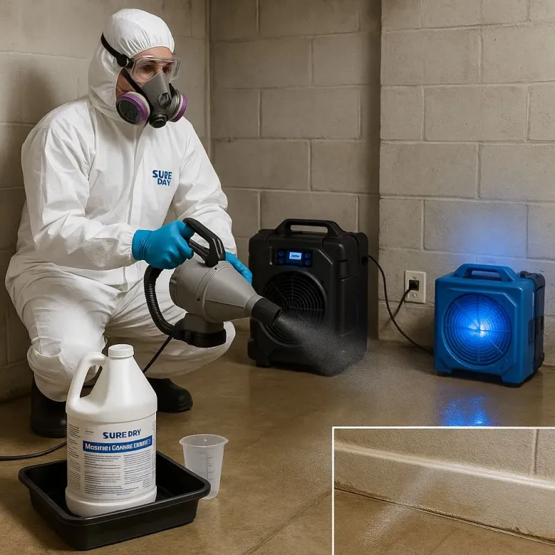 Sanitization and Odor Removal process in Jamestown, CA
