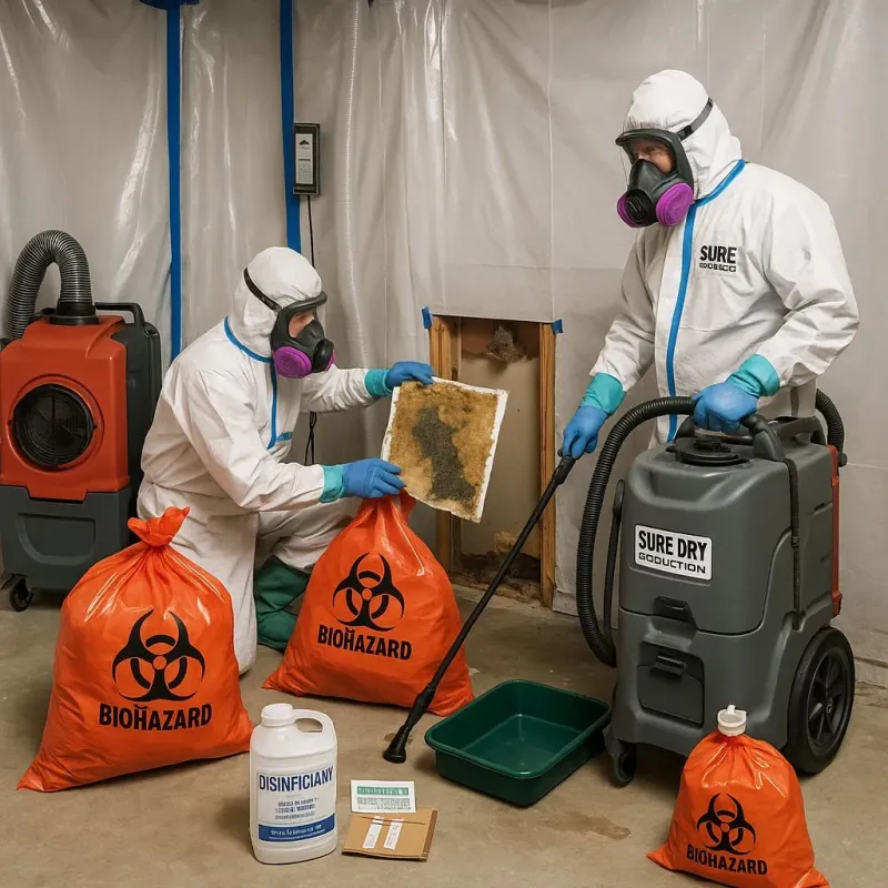 Contaminated Water Handling Protocols process in Jamestown, CA